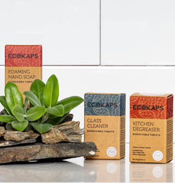 Cleaning products dissolvable tablets ECOKAPS Singapore