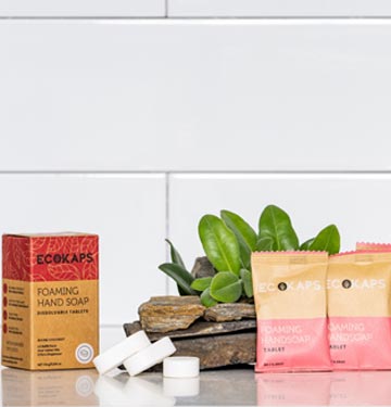 Hand Soap dissolvable tablets ECOKAPS Singapore 