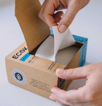 Laundry Sheets Products dissolvable sheets ECOKAPS Singapore